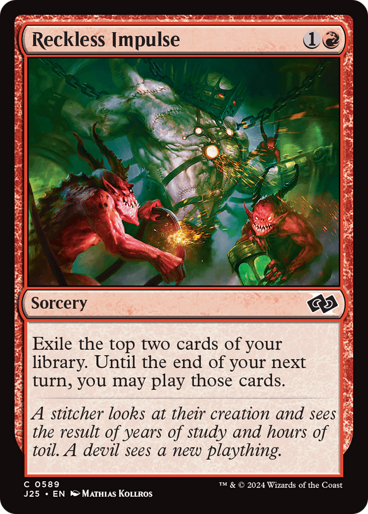 Reckless Impulse [Foundations Jumpstart] | Gear Gaming Bentonville