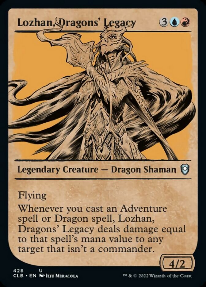 Lozhan, Dragons' Legacy (Showcase) [Commander Legends: Battle for Baldur's Gate] | Gear Gaming Bentonville