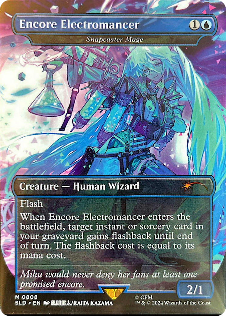 Encore Electromancer - Snapcaster Mage [Secret Lair Drop Series] | Gear Gaming Bentonville