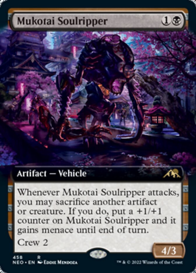 Mukotai Soulripper (Extended Art) [Kamigawa: Neon Dynasty] | Gear Gaming Bentonville