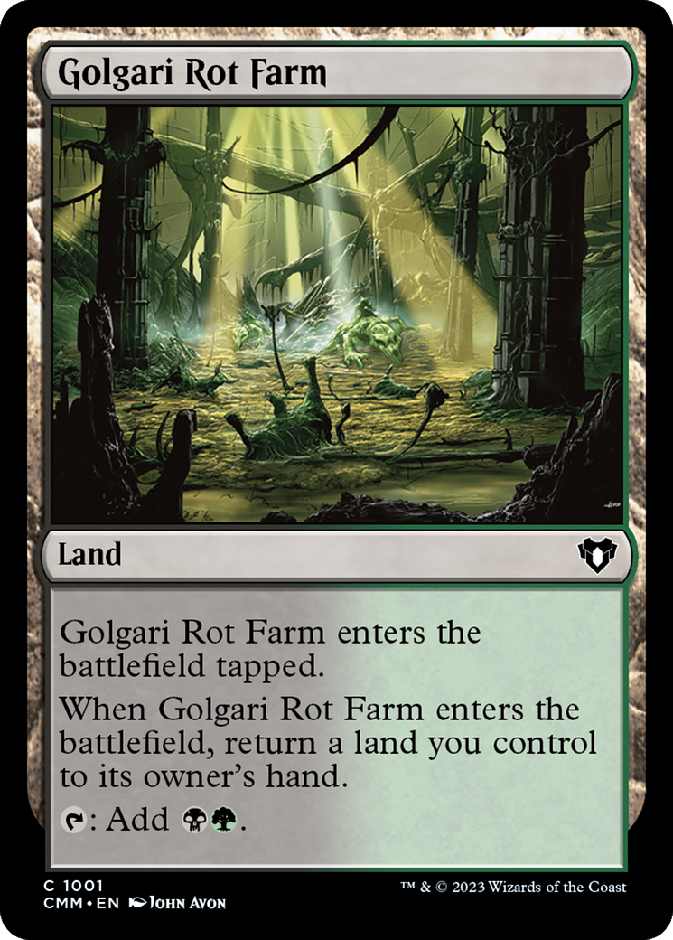 Golgari Rot Farm [Commander Masters] | Gear Gaming Bentonville