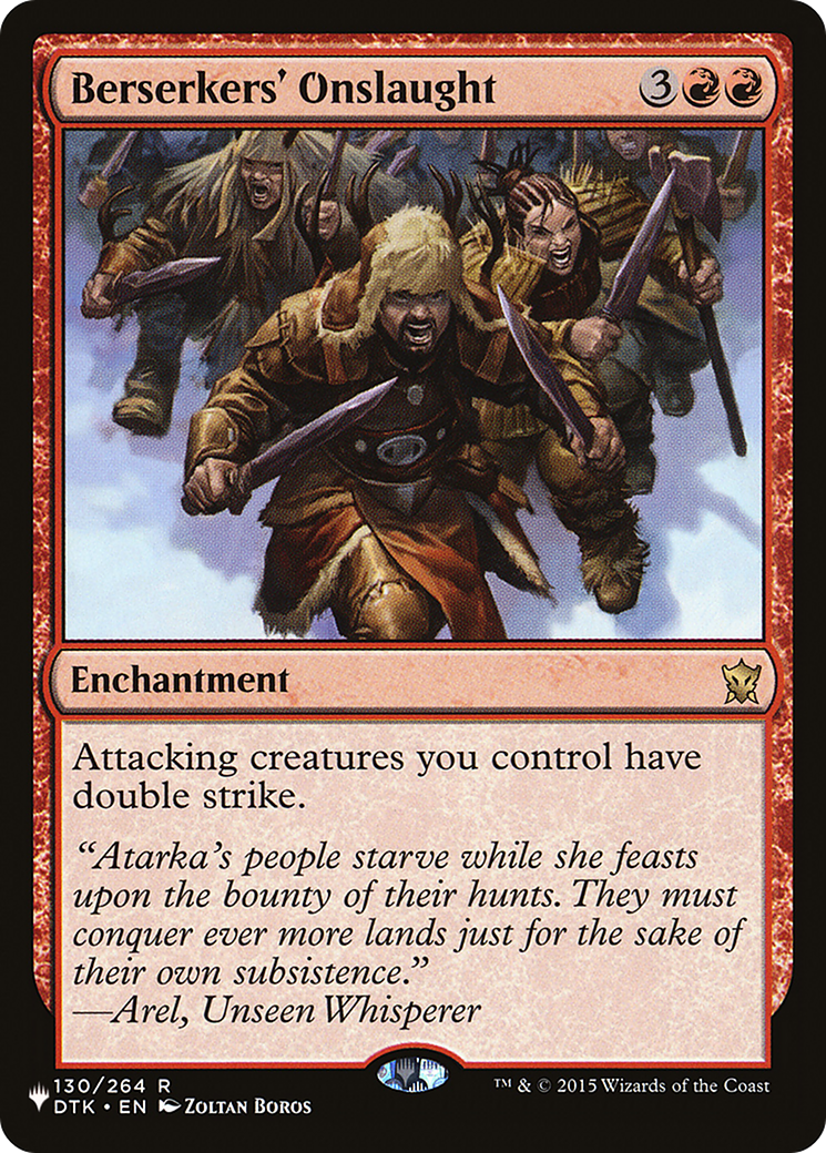 Berserkers' Onslaught [The List Reprints] | Gear Gaming Bentonville