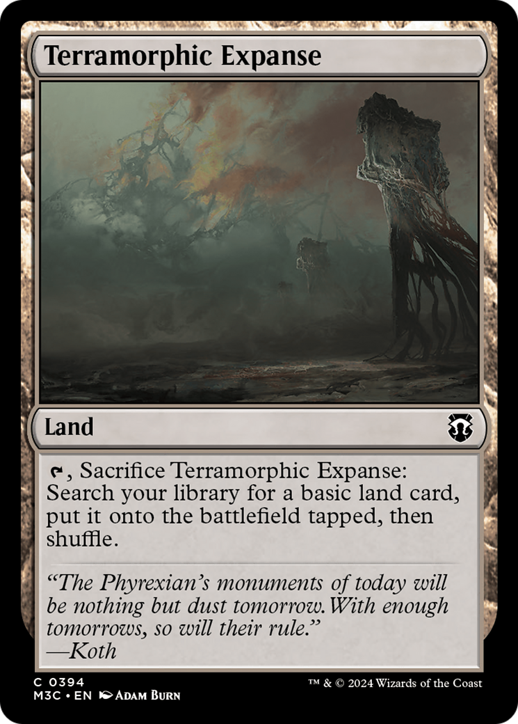 Terramorphic Expanse (Ripple Foil) [Modern Horizons 3 Commander] | Gear Gaming Bentonville