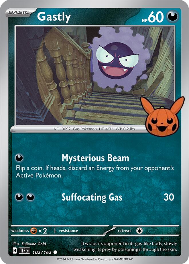 Gastly (102/162) [Trick or Trade 2024] | Gear Gaming Bentonville