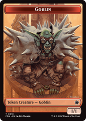 Goblin // Treasure Double-Sided Token [Foundations Tokens] | Gear Gaming Bentonville