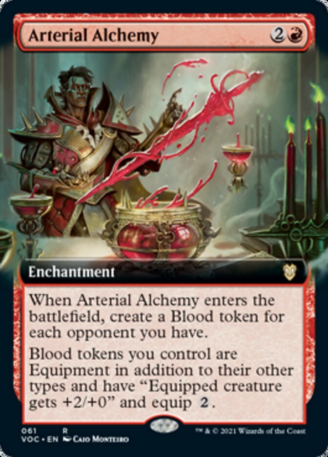 Arterial Alchemy (Extended Art) [Innistrad: Crimson Vow Commander] | Gear Gaming Bentonville