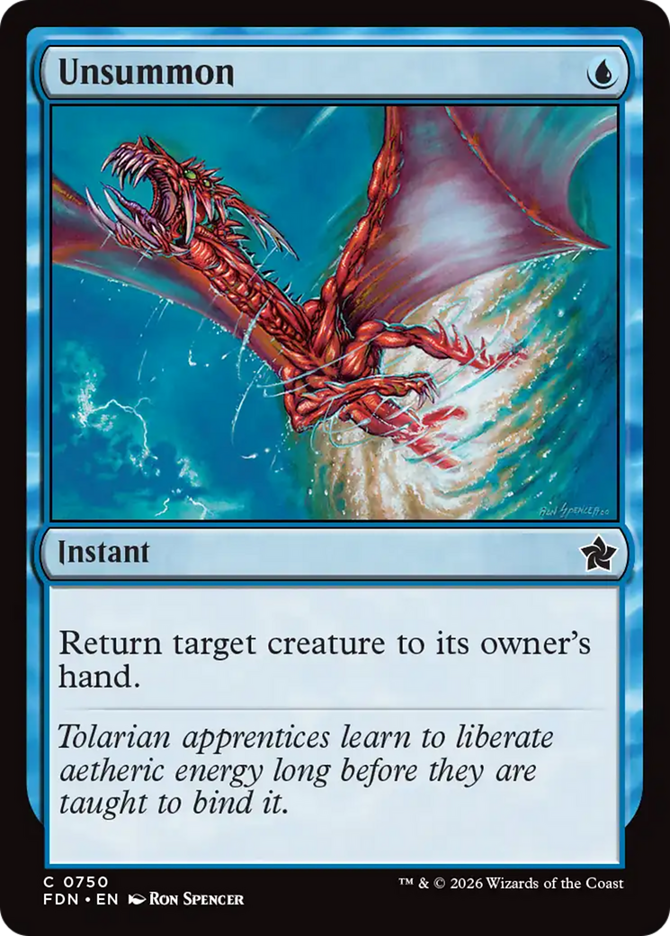 Unsummon (0750) [Foundations] | Gear Gaming Bentonville