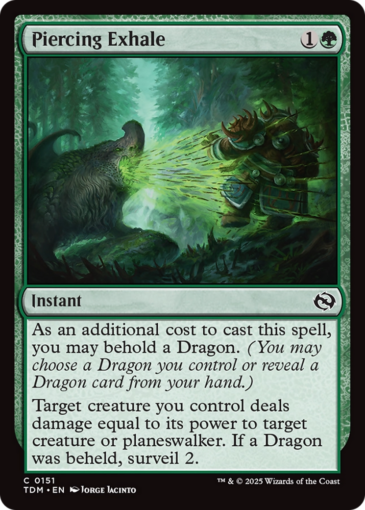 Piercing Exhale [Tarkir: Dragonstorm] | Gear Gaming Bentonville
