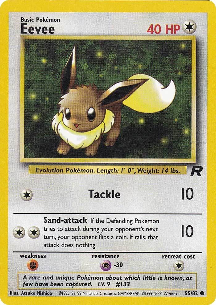 Eevee (55/82) [Team Rocket Unlimited] | Gear Gaming Bentonville
