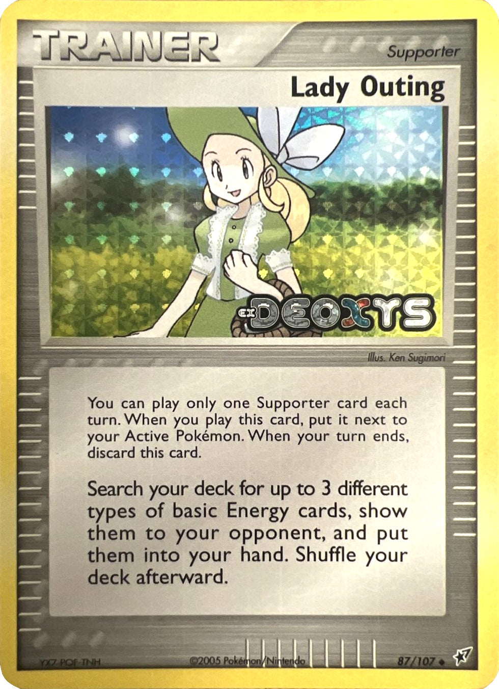 Lady Outing (87/107) (Stamped) [EX: Deoxys] | Gear Gaming Bentonville