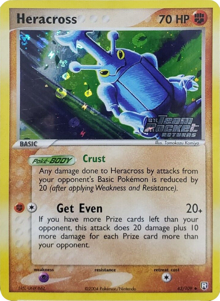Heracross (43/109) (Stamped) [EX: Team Rocket Returns] | Gear Gaming Bentonville