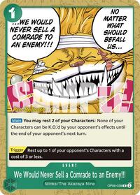 We Would Never Sell a Comrade to an Enemy!!! [Two Legends Pre-Release Cards] | Gear Gaming Bentonville