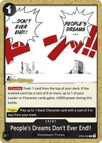 People's Dreams Don't Ever End!! [Two Legends Pre-Release Cards] | Gear Gaming Bentonville