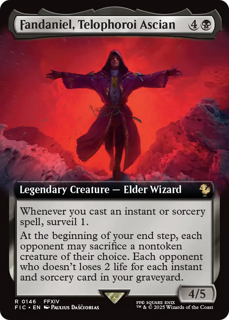 Fandaniel, Telophoroi Ascian (Extended Art) [FINAL FANTASY Commander] | Gear Gaming Bentonville