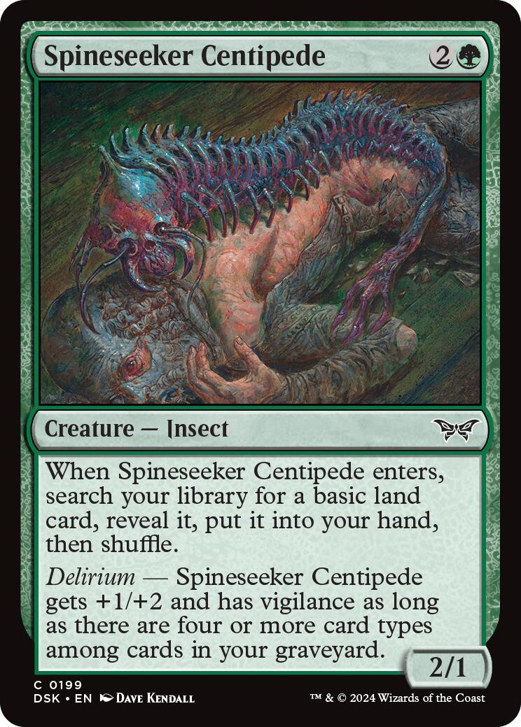 Spineseeker Centipede [Duskmourn: House of Horror] | Gear Gaming Bentonville