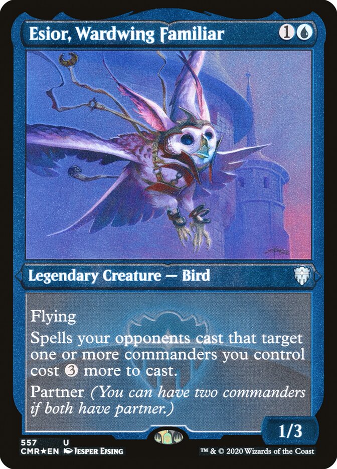 Esior, Wardwing Familiar (Etched) [Commander Legends] | Gear Gaming Bentonville