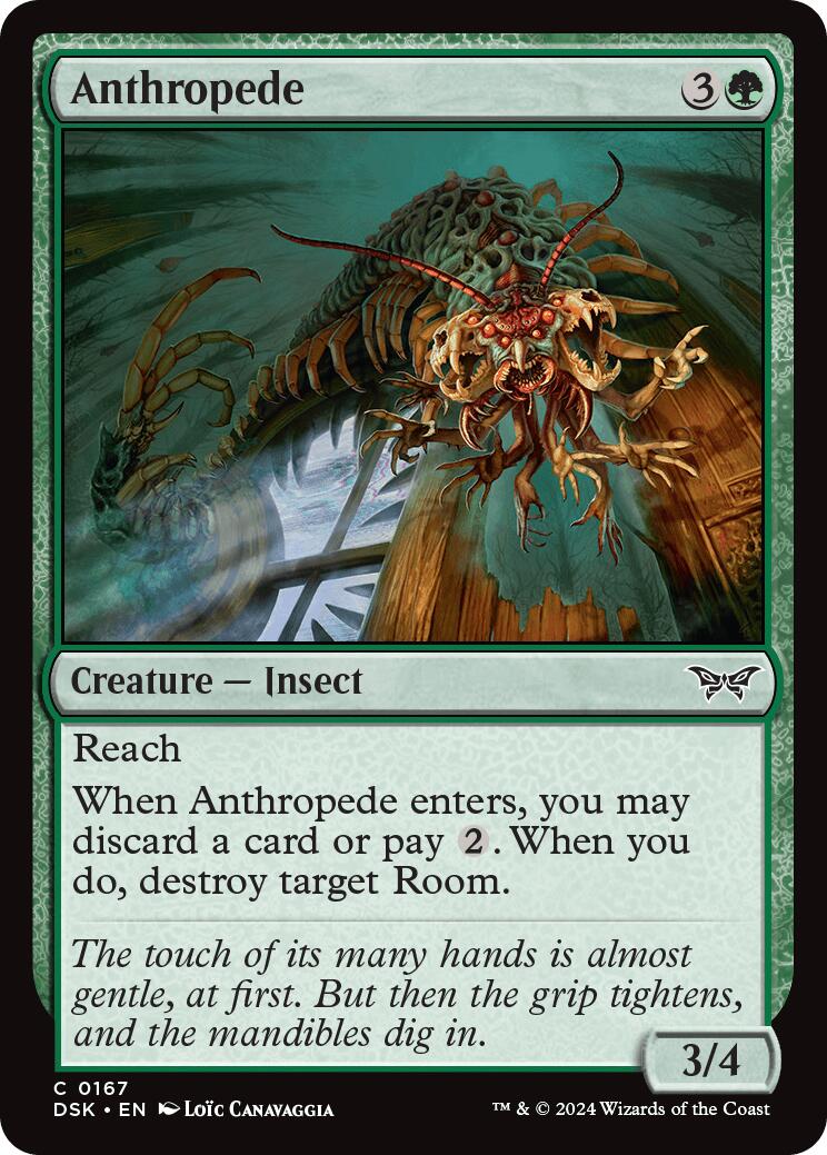 Anthropede [Duskmourn: House of Horror] | Gear Gaming Bentonville