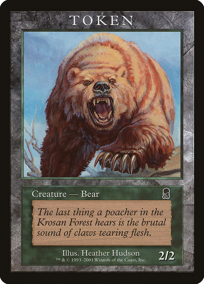 Bear Token [Magic Player Rewards 2001] | Gear Gaming Bentonville