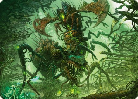 Skyscythe Engulfer Art Card [Phyrexia: All Will Be One Art Series] | Gear Gaming Bentonville