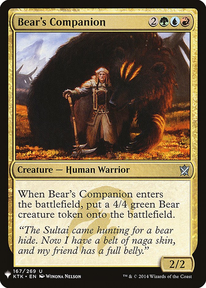 Bear's Companion [Mystery Booster] | Gear Gaming Bentonville