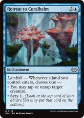 Retreat to Coralhelm [Duskmourn: House of Horror Commander] | Gear Gaming Bentonville