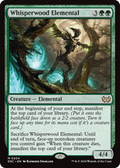 Whisperwood Elemental [Duskmourn: House of Horror Commander] | Gear Gaming Bentonville