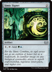 Simic Signet [Duskmourn: House of Horror Commander] | Gear Gaming Bentonville