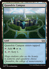 Quandrix Campus [Duskmourn: House of Horror Commander] | Gear Gaming Bentonville