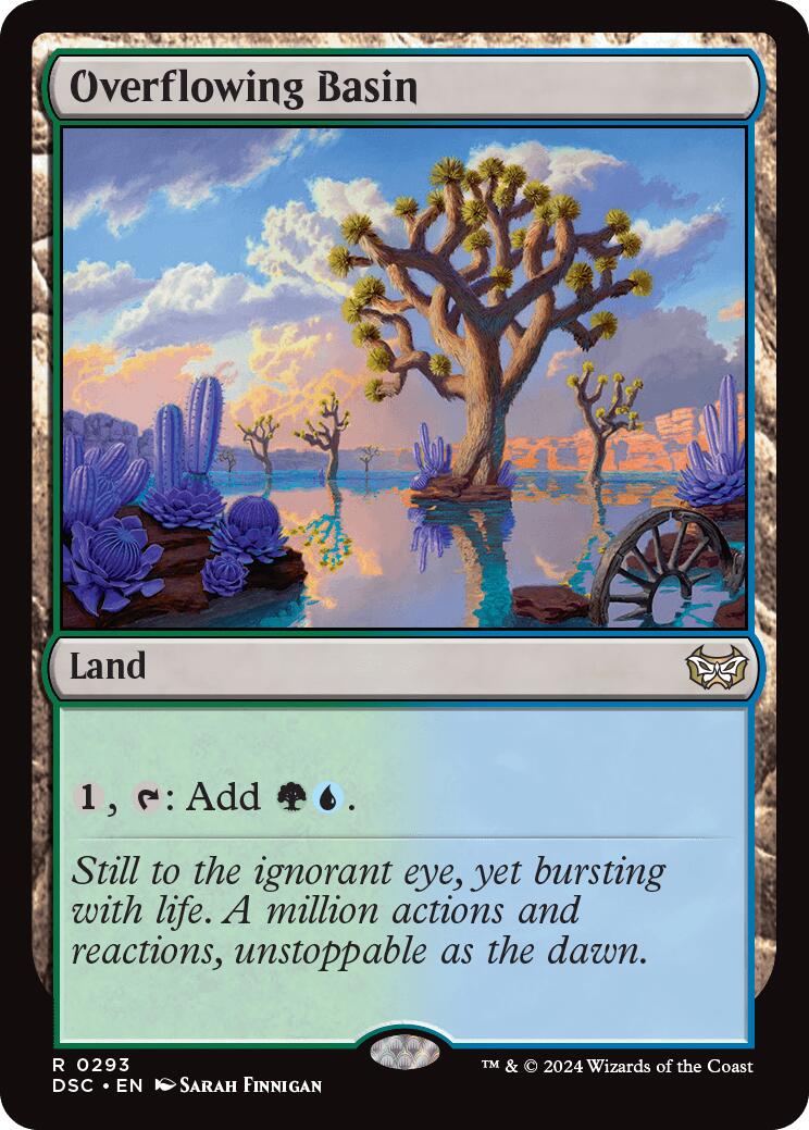 Overflowing Basin [Duskmourn: House of Horror Commander] | Gear Gaming Bentonville