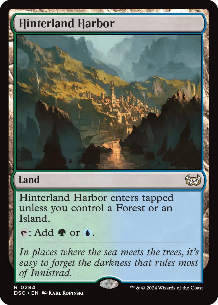 Hinterland Harbor [Duskmourn: House of Horror Commander] | Gear Gaming Bentonville