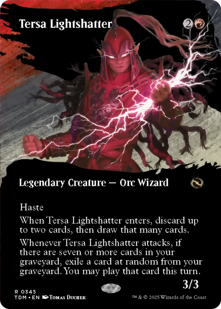 Tersa Lightshatter (Borderless) [Tarkir: Dragonstorm] | Gear Gaming Bentonville
