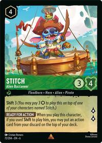 Stitch - Alien Buccaneer (72/204) [Azurite Sea] | Gear Gaming Bentonville