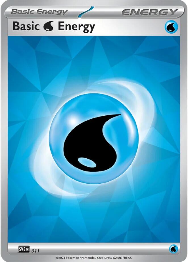 Basic Water Energy (011)(Holo) [Scarlet & Violet: Stellar Crown] | Gear Gaming Bentonville