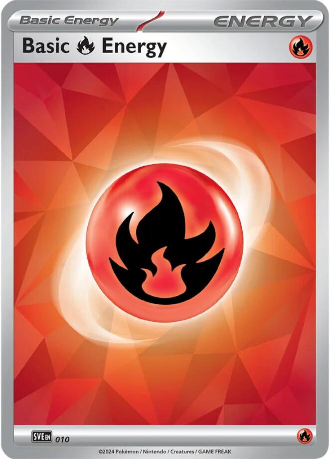 Basic Fire Energy (010)(Holo) [Scarlet & Violet: Stellar Crown] | Gear Gaming Bentonville