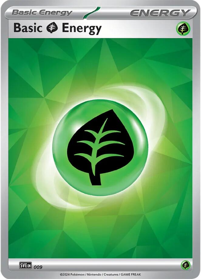 Basic Grass Energy (009)(Holo) [Scarlet & Violet: Stellar Crown] | Gear Gaming Bentonville