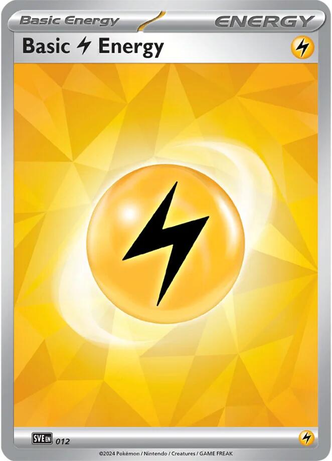 Basic Lightning Energy (012)(Holo) [Scarlet & Violet: Stellar Crown] | Gear Gaming Bentonville