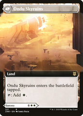 Ondu Inversion // Ondu Skyruins (Extended Art) [Zendikar Rising] | Gear Gaming Bentonville