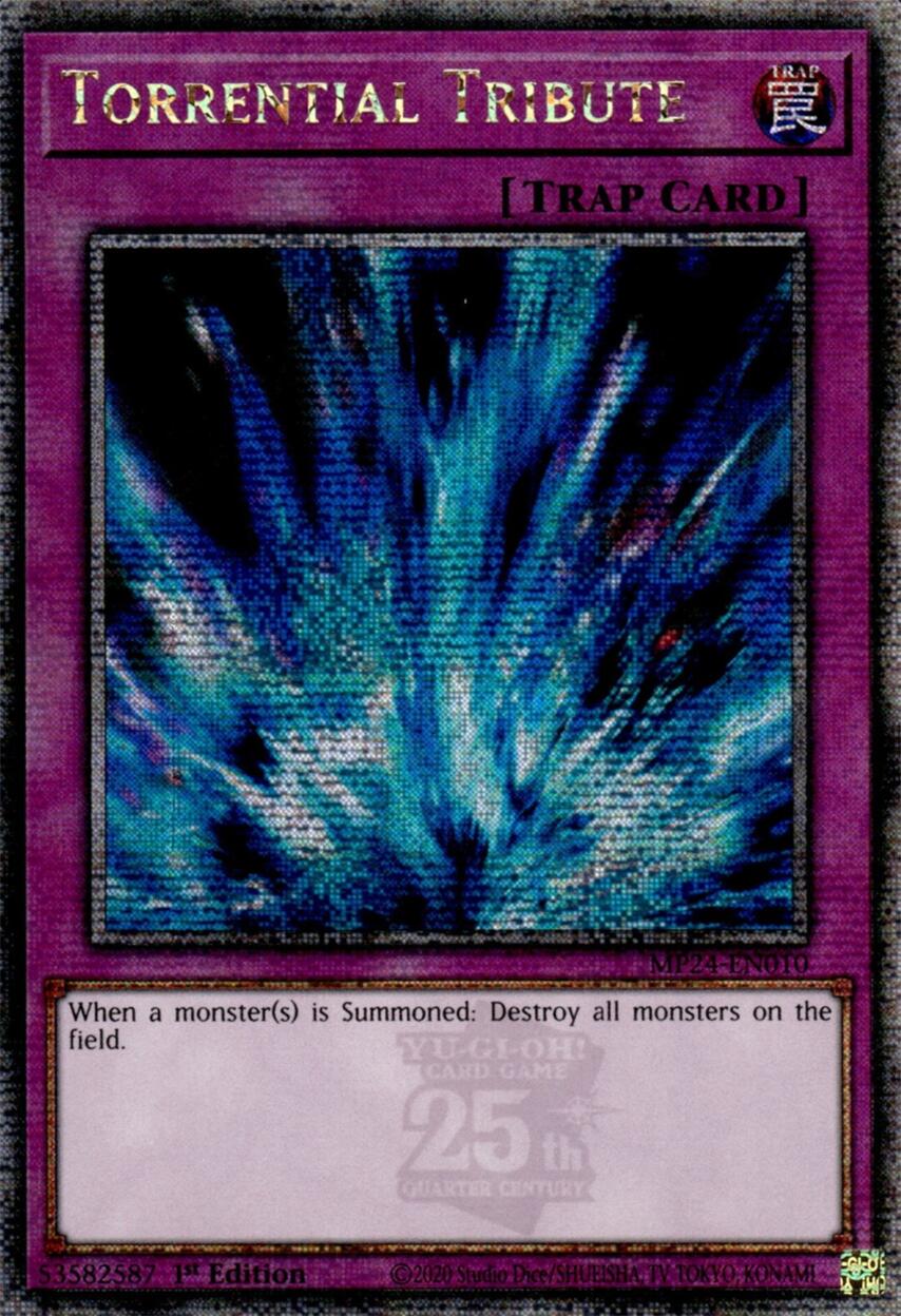 Torrential Tribute [MP24-EN010] Quarter Century Secret Rare | Gear Gaming Bentonville