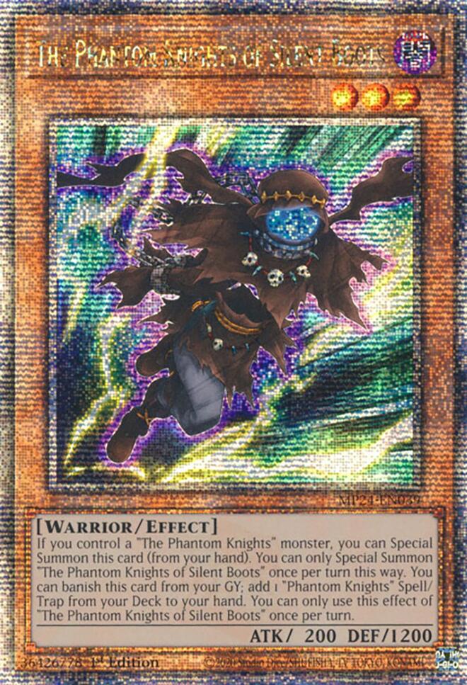 The Phantom Knights of Silent Boots [MP24-EN039] Quarter Century Secret Rare | Gear Gaming Bentonville