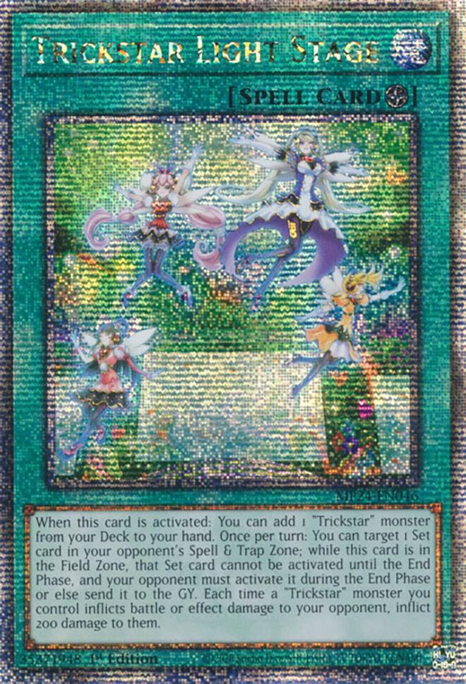 Trickstar Light Stage [MP24-EN046] Quarter Century Secret Rare | Gear Gaming Bentonville