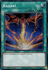 Raigeki (Alternate Art) [MP24-EN056] Prismatic Secret Rare | Gear Gaming Bentonville
