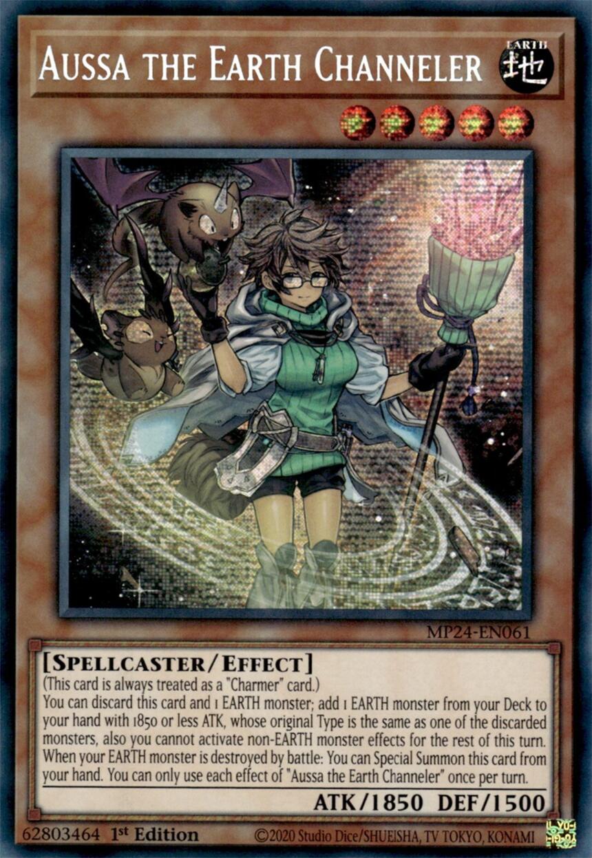 Aussa the Earth Channeler [MP24-EN061] Prismatic Secret Rare | Gear Gaming Bentonville