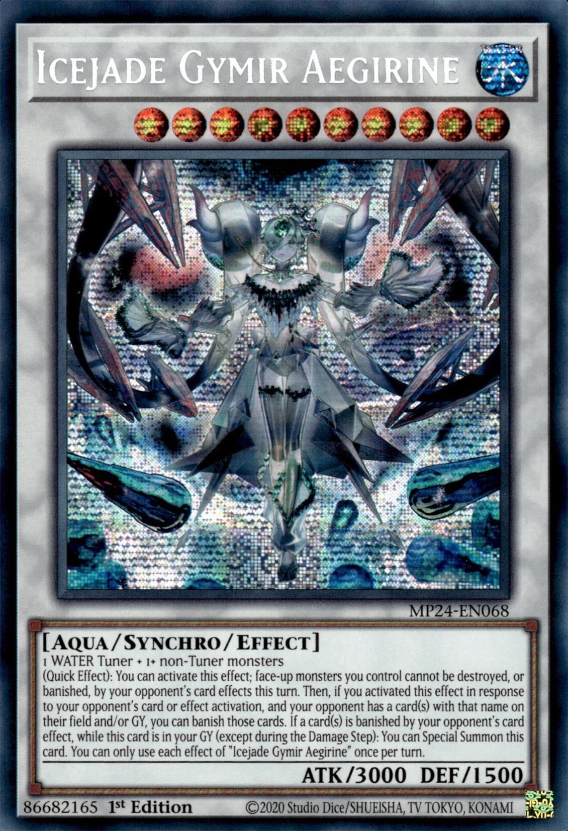 Icejade Gymir Aegirine [MP24-EN068] Prismatic Secret Rare | Gear Gaming Bentonville