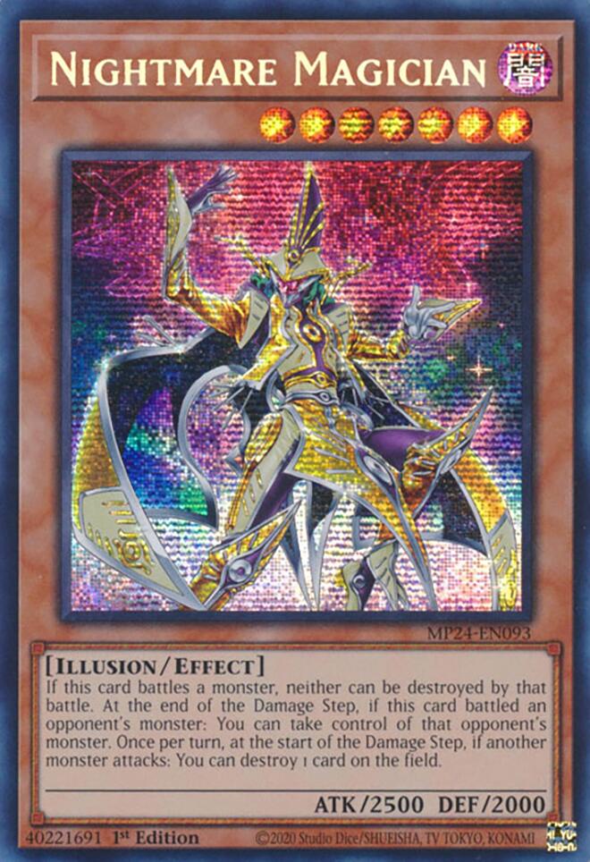 Nightmare Magician [MP24-EN093] Prismatic Secret Rare | Gear Gaming Bentonville