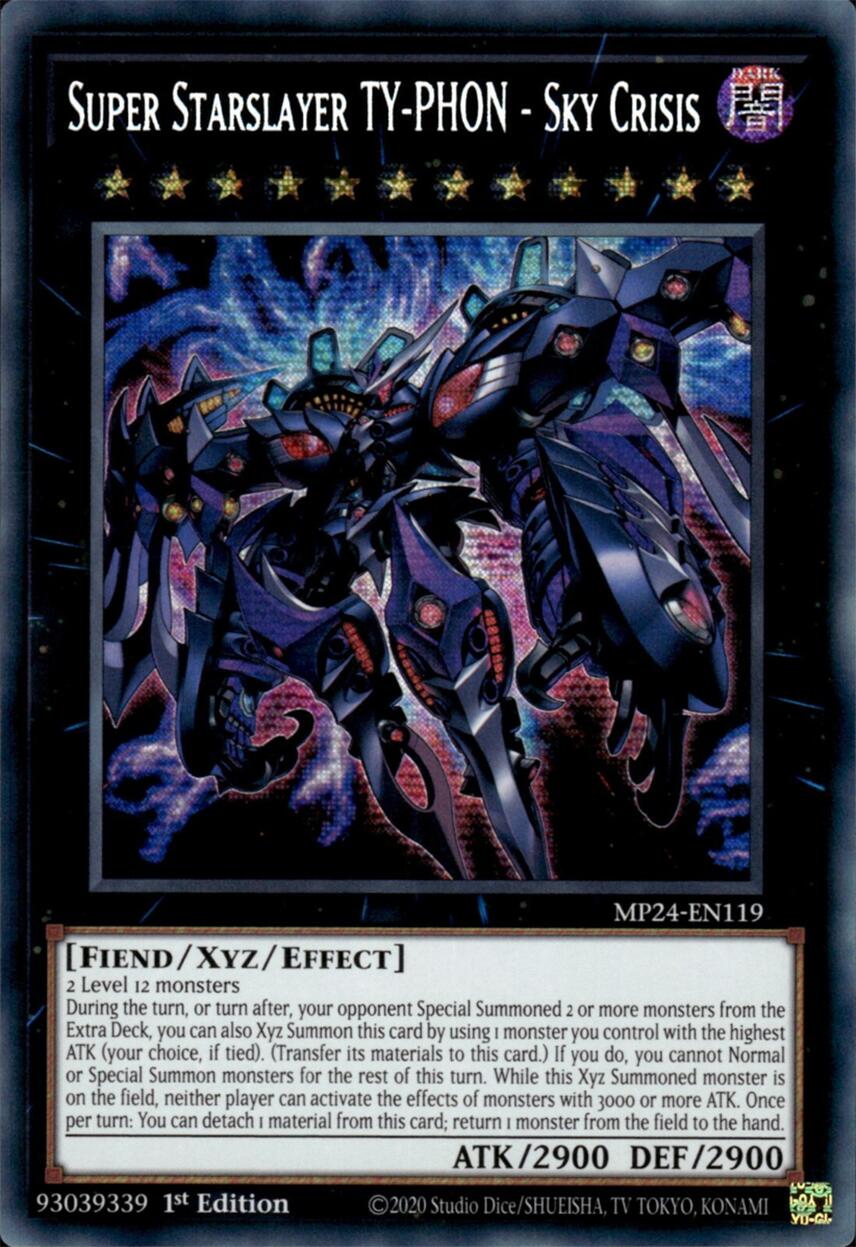 Super Starslayer TY-PHON - Sky Crisis [MP24-EN119] Prismatic Secret Rare | Gear Gaming Bentonville