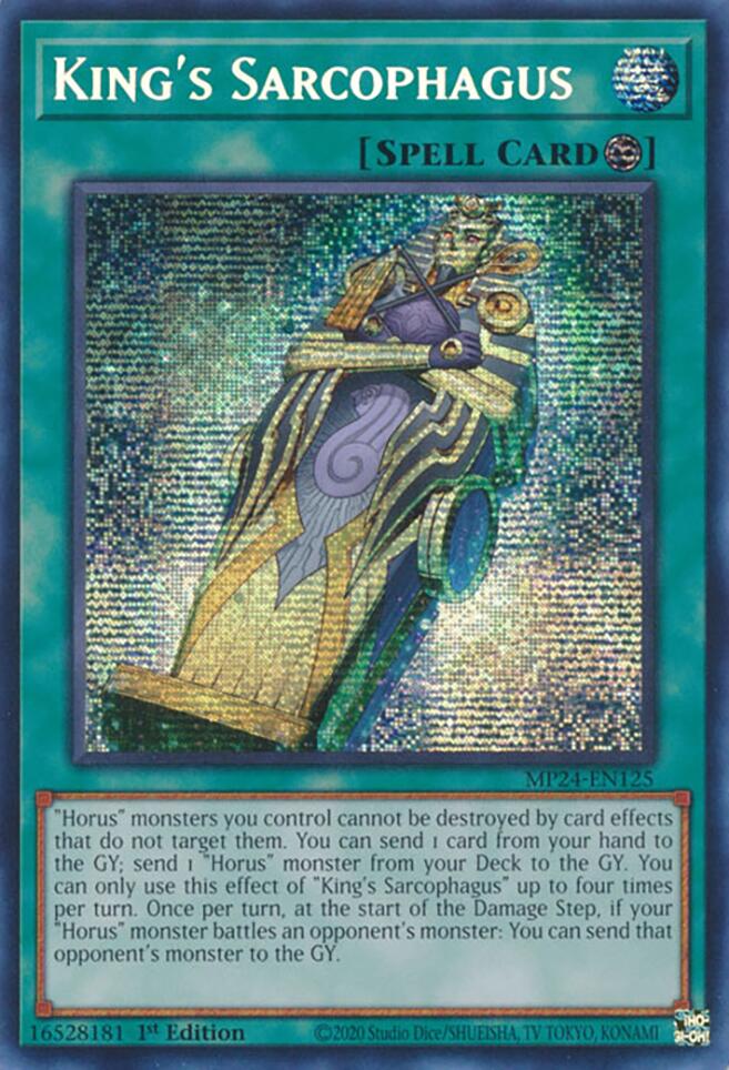 King's Sarcophagus [MP24-EN125] Prismatic Secret Rare | Gear Gaming Bentonville