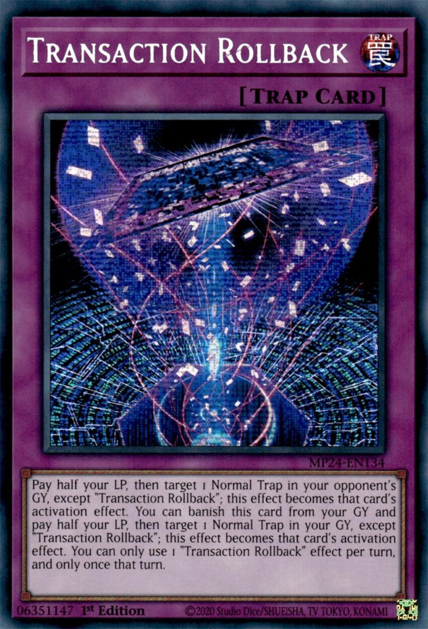 Transaction Rollback [MP24-EN134] Prismatic Secret Rare | Gear Gaming Bentonville