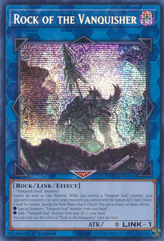 Rock of the Vanquisher [MP24-EN141] Prismatic Secret Rare | Gear Gaming Bentonville