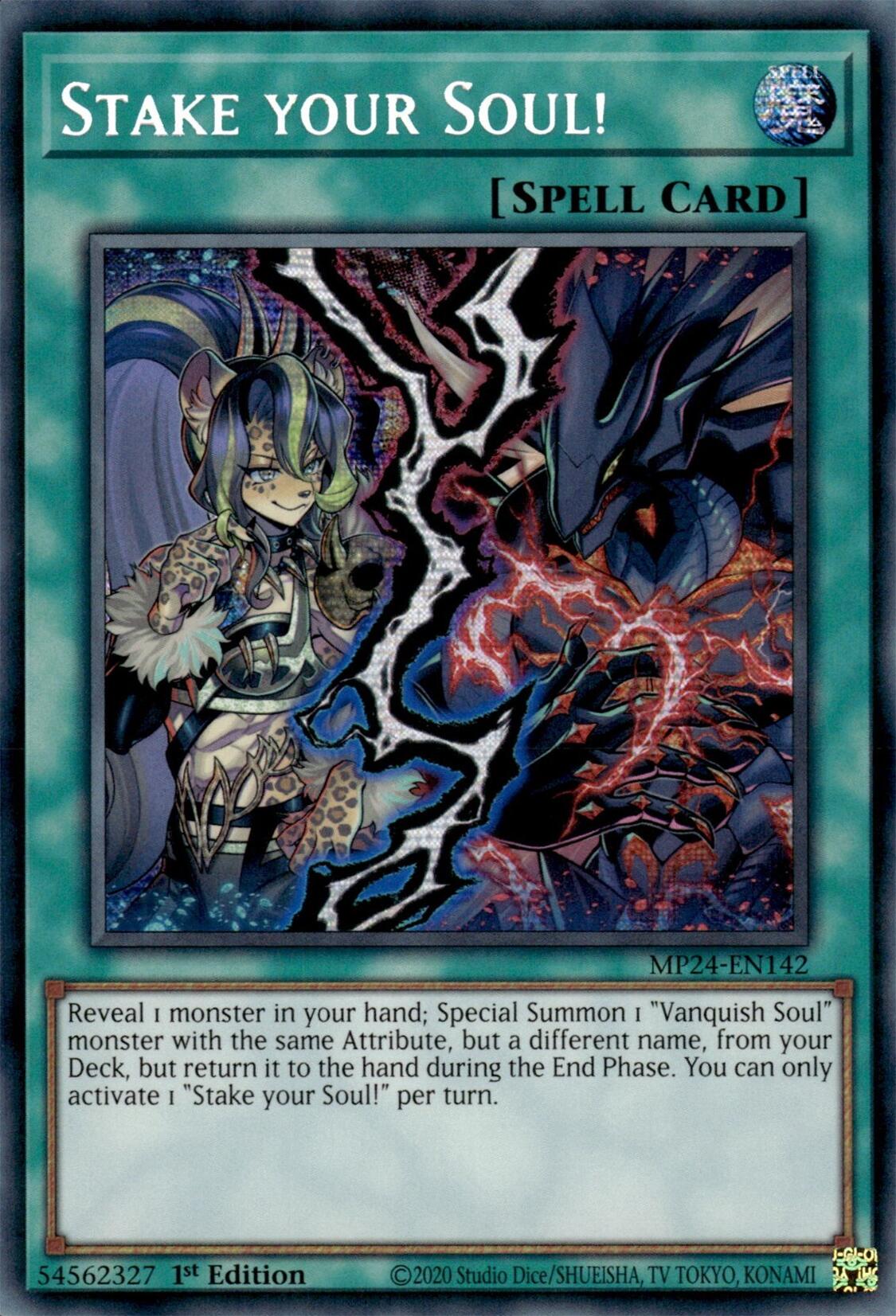 Stake your Soul! [MP24-EN142] Prismatic Secret Rare | Gear Gaming Bentonville