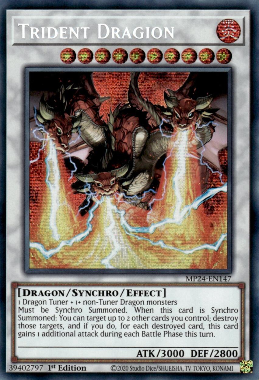 Trident Dragion [MP24-EN147] Prismatic Secret Rare | Gear Gaming Bentonville